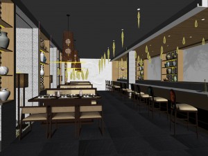 restaurant teahouse cafe drinks clubhouse 278 3D Model