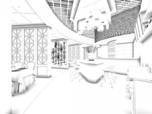 restaurant teahouse cafe drinks clubhouse 279 3D Model
