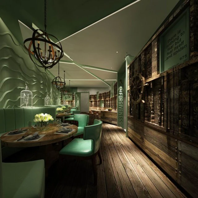 restaurant teahouse cafe drinks clubhouse 280 3D Model .c4d .max .obj .3ds .fbx .stl .blend 