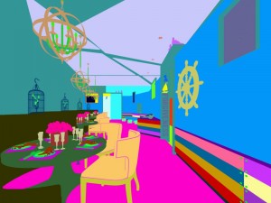 restaurant teahouse cafe drinks clubhouse 280 Modèle 3D