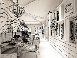 restaurant teahouse cafe drinks clubhouse 280 Modèle 3D