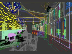 restaurant teahouse cafe drinks clubhouse 280 3D Model