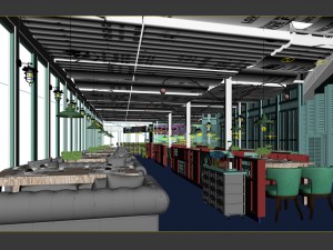 restaurant teahouse cafe drinks clubhouse 282 3D Model