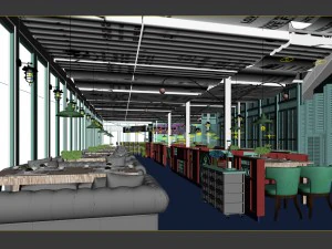restaurant teahouse cafe drinks clubhouse 282 3D Model