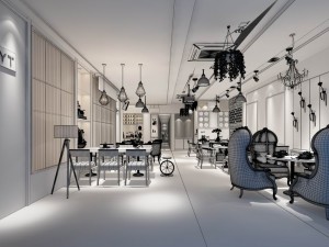 restaurant teahouse cafe drinks clubhouse 284 3D 모델