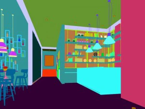 restaurant teahouse cafe drinks clubhouse 285 3D Model