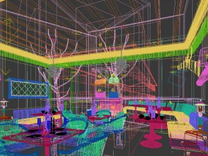 restaurant teahouse cafe drinks clubhouse 286 3D Model