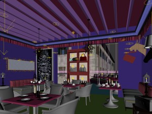 restaurant teahouse cafe drinks clubhouse 286 3D 모델