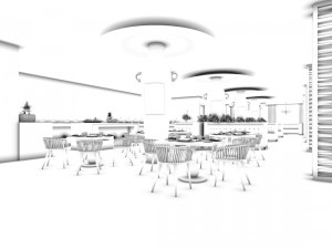 restaurant teahouse cafe drinks clubhouse 287 3Dモデル