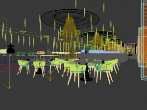 restaurant teahouse cafe drinks clubhouse 287 3Dモデル