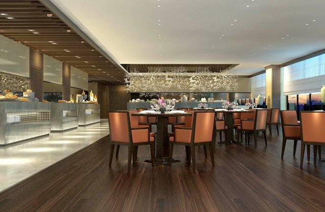 restaurant teahouse cafe drinks clubhouse 288 3D Модель .c4d .max .obj .3ds .fbx .stl .blend 