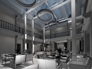 restaurant teahouse cafe drinks clubhouse 289 3D Model