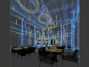 restaurant teahouse cafe drinks clubhouse 289 3D 模型