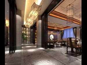 रेस्टोरेंट टीहाउस कैफे पेय क्लबहाउस 292 3D मॉडल