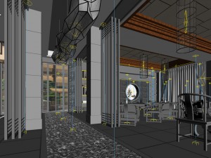 restaurant teahouse cafe drinks clubhouse 292 3D Model