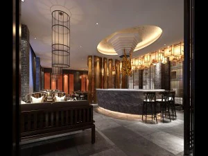 restoran &ccedil;ayevi kafe i&ccedil;ecekler kul&uuml;p binası 293 3D Model