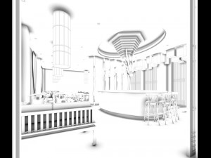 restaurant teahouse cafe drinks clubhouse 293 3D 모델