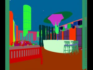 restaurant teahouse cafe drinks clubhouse 293 3D Model