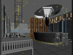 restaurant teahouse cafe drinks clubhouse 293 3D 모델