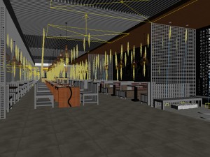 restaurant teahouse cafe drinks clubhouse 297 3D 模型