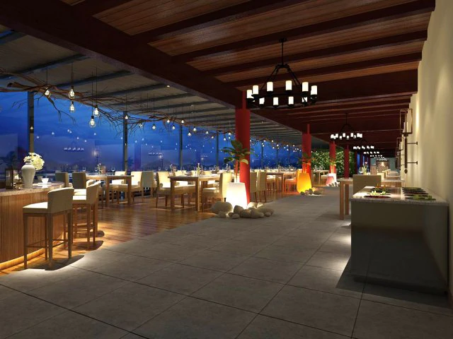 restaurant teahouse cafe drinks clubhouse 299 3D Model .c4d .max .obj .3ds .fbx .stl .blend 