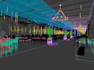 restaurant teahouse cafe drinks clubhouse 299 3D Model