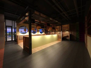 restaurant teahouse cafe drinks clubhouse 300 3D Model