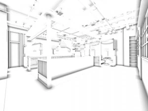 restaurant teahouse cafe drinks clubhouse 300 3D Model