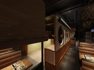 restaurant teahouse cafe drinks clubhouse 300 3D Model
