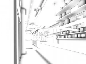 restaurant teahouse cafe drinks clubhouse 300 3D Model