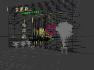 restaurant teahouse cafe drinks clubhouse 301 Modello 3D