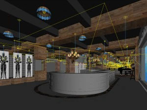 restaurant teahouse cafe drinks clubhouse 302 3D Model