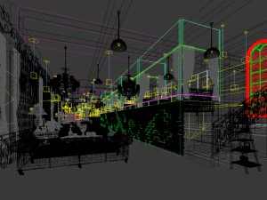 restaurant teahouse cafe drinks clubhouse 302 3D Model