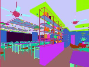 restaurant teahouse cafe drinks clubhouse 303 3D Model