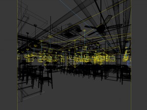 restaurant teahouse cafe drinks clubhouse 303 3D Model