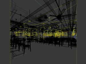 restaurant teahouse cafe drinks clubhouse 303 3D Model