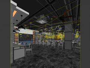 restaurant teahouse cafe drinks clubhouse 303 3D Model