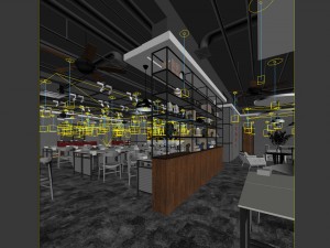 restaurant teahouse cafe drinks clubhouse 303 3D Model