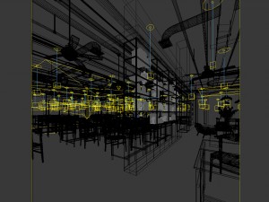 restaurant teahouse cafe drinks clubhouse 303 3D Model
