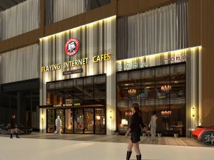 商業ビルのデザイン 01 3Dモデル