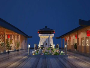 projekt budynku komercyjnego 02 Model 3D