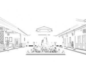 commercial building design 02 3D Model