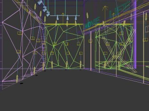corridor for the elevator design 01 3D Model