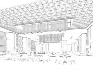hotel luxury restaurant 02 Modelo 3D