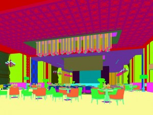 hotel luxury restaurant 02 Modelo 3D