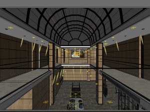 hotel luxury restaurant 03 Model 3D
