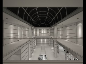 hotel luxury restaurant 03 Model 3D
