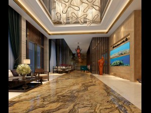 hotel luxury restaurant 05 Modello 3D