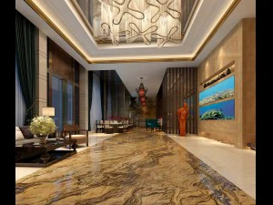 hotel luxury restaurant 05 3D Model