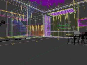 hotel luxury restaurant 05 3D Model
